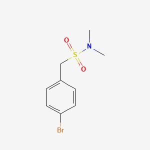 molecular formula C9H12BrNO2S B3173788 1-(4-bromophenyl)-N,N-dimethylmethanesulfonamide CAS No. 950245-71-3