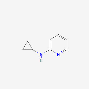 molecular formula C8H10N2 B3173862 N-cyclopropylpyridin-2-amine CAS No. 950577-07-8