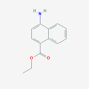 molecular formula C13H13NO2 B3173884 Ethyl 4-aminonaphthalene-1-carboxylate CAS No. 95092-84-5