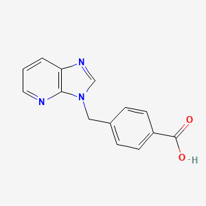 molecular formula C14H11N3O2 B3173953 4-(3H-咪唑并[4,5-b]吡啶-3-基甲基)苯甲酸 CAS No. 951547-45-8