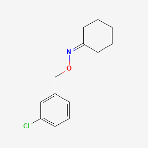 molecular formula C13H16ClNO B3173971 N-[(3-chlorophenyl)methoxy]cyclohexanimine CAS No. 951625-74-4