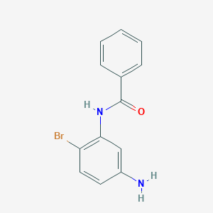 molecular formula C13H11BrN2O B317398 N-(5-amino-2-bromophenyl)benzamide 