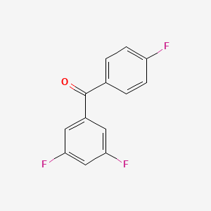 molecular formula C13H7F3O B3174008 3,4',5-Trifluorobenzophenone CAS No. 951885-91-9