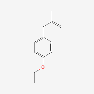 molecular formula C12H16O B3174078 3-(4-Ethoxyphenyl)-2-methyl-1-propene CAS No. 951890-51-0
