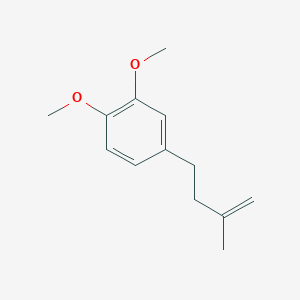 molecular formula C13H18O2 B3174099 4-(3,4-二甲氧基苯基)-2-甲基-1-丁烯 CAS No. 951891-39-7