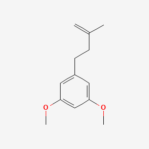 molecular formula C13H18O2 B3174104 4-(3,5-Dimethoxyphenyl)-2-methyl-1-butene CAS No. 951891-51-3