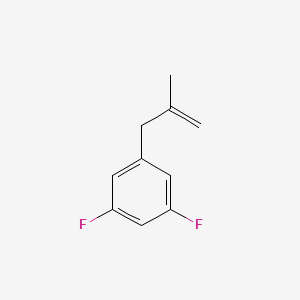 molecular formula C10H10F2 B3174112 3-(3,5-Difluorophenyl)-2-methyl-1-propene CAS No. 951892-81-2