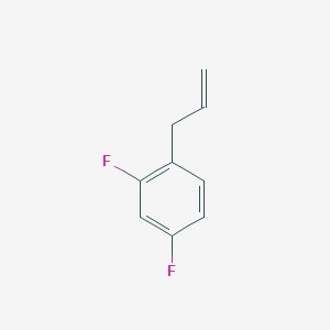 molecular formula C9H8F2 B3174120 3-(2,4-二氟苯基)-1-丙烯 CAS No. 951893-28-0