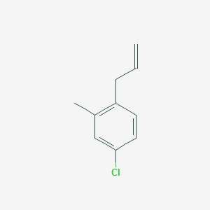 molecular formula C10H11Cl B3174131 3-(4-氯-2-甲基苯基)-1-丙烯 CAS No. 951893-97-3