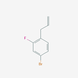 molecular formula C9H8BrF B3174133 3-(4-溴-2-氟苯基)-1-丙烯 CAS No. 951894-09-0