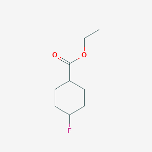 molecular formula C9H15FO2 B3174244 Ethyl 4-fluorocyclohexane-1-carboxylate CAS No. 95233-40-2