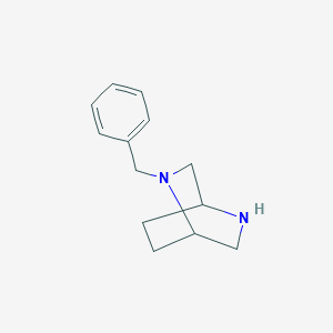molecular formula C13H18N2 B3174251 2-Benzyl-2,5-diazabicyclo[2.2.2]octane CAS No. 952480-27-2
