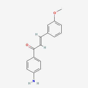 molecular formula C16H15NO2 B3174260 (2E)-1-(4-aminophenyl)-3-(3-methoxyphenyl)prop-2-en-1-one CAS No. 952578-21-1