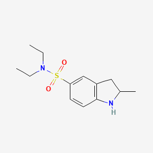 molecular formula C13H20N2O2S B3174294 N,N-Diethyl-2-methylindoline-5-sulfonamide CAS No. 952900-92-4