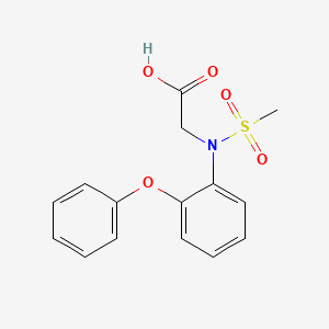[(Methylsulfonyl)(2-phenoxyphenyl)amino]-acetic acid