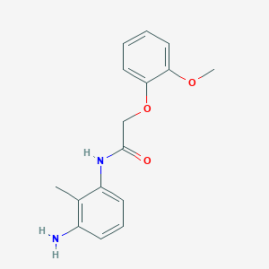 N-(3-Amino-2-methylphenyl)-2-(2-methoxyphenoxy)-acetamide