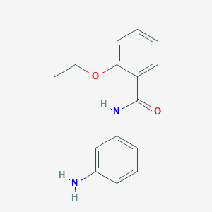 molecular formula C15H16N2O2 B3174386 N-(3-Aminophenyl)-2-ethoxybenzamide CAS No. 953730-41-1