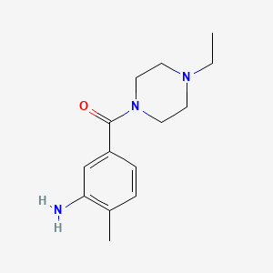 5-[(4-Ethylpiperazin-1-YL)carbonyl]-2-methylaniline