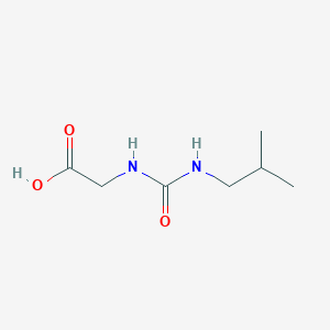 molecular formula C7H14N2O3 B3174439 (3-异丁基脲基)-乙酸 CAS No. 953742-45-5