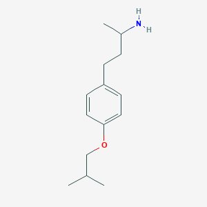 4-(4-Isobutoxyphenyl)butan-2-amine