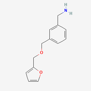 1-{3-[(2-Furylmethoxy)methyl]phenyl}methanamine