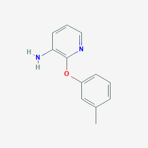 molecular formula C12H12N2O B3174529 2-(3-Methylphenoxy)pyridin-3-amine CAS No. 953891-27-5