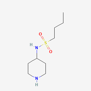 molecular formula C9H20N2O2S B3174571 N-Piperidin-4-ylbutane-1-sulfonamide CAS No. 953897-73-9