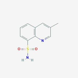 molecular formula C10H10N2O2S B3174599 3-甲基喹啉-8-磺酰胺 CAS No. 953900-55-5