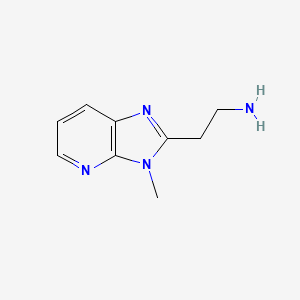 molecular formula C9H12N4 B3174608 [2-(3-甲基-3H-咪唑并[4,5-b]吡啶-2-基)乙基]胺 CAS No. 953907-40-9