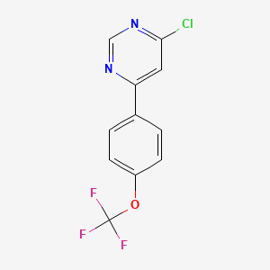 4-Chloro-6-(4-trifluoromethoxy-phenyl)-pyrimidine