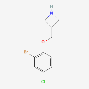 3-[(2-Bromo-4-chlorophenoxy)methyl]azetidine
