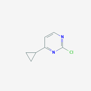 molecular formula C7H7ClN2 B3174694 2-Chloro-4-cyclopropylpyrimidine CAS No. 954237-31-1