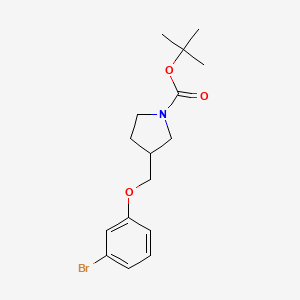 tert-Butyl 3-((3-bromophenoxy)methyl)pyrrolidine-1-carboxylate