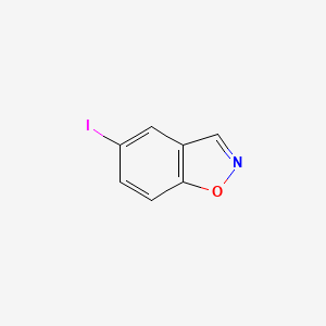 molecular formula C7H4INO B3174840 5-Iodobenzo[d]isoxazole CAS No. 954371-46-1