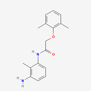N-(3-Amino-2-methylphenyl)-2-(2,6-dimethylphenoxy)acetamide