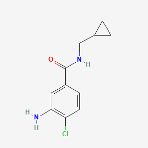 3-Amino-4-chloro-N-(cyclopropylmethyl)benzamide