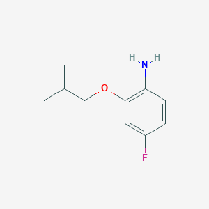 molecular formula C10H14FNO B3174938 4-Fluoro-2-isobutoxyaniline CAS No. 954577-51-6