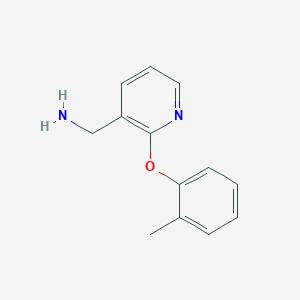 1-[2-(2-Methylphenoxy)pyridin-3-YL]methanamine