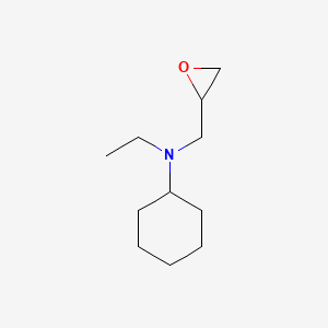 N-ethyl-N-(oxiran-2-ylmethyl)cyclohexanamine