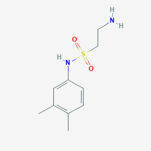 molecular formula C10H16N2O2S B3174962 2-氨基-N-(3,4-二甲苯基)乙磺酰胺 CAS No. 954582-82-2