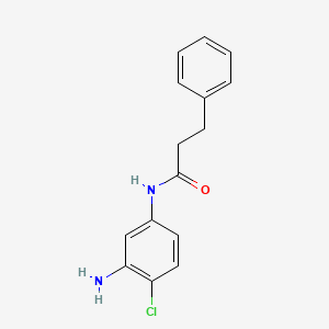 N-(3-Amino-4-chlorophenyl)-3-phenylpropanamide