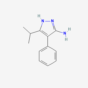 4-phenyl-3-(propan-2-yl)-1H-pyrazol-5-amine