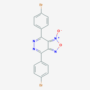 molecular formula C16H8Br2N4O2 B317504 4,7-Bis(4-bromophenyl)[1,2,5]oxadiazolo[3,4-d]pyridazine 1-oxide 