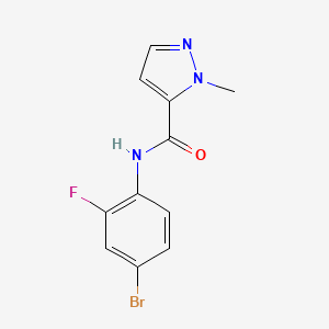 N-(4-bromo-2-fluorophenyl)-2-methylpyrazole-3-carboxamide