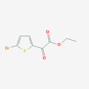 molecular formula C8H7BrO3S B031752 2-(5-溴噻吩-2-基)-2-氧代乙酸乙酯 CAS No. 22098-10-8