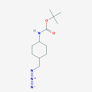 Carbamic acid, N-[trans-4-(azidomethyl)-cyclohexyl]-, 1,1-dimethylethyl ester