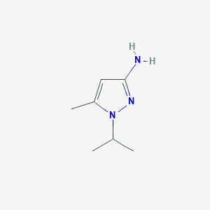molecular formula C7H13N3 B3175266 1-isopropyl-5-methyl-1H-pyrazol-3-amine CAS No. 956440-80-5