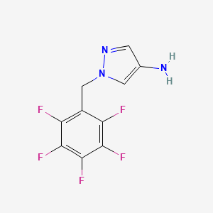 1-(pentafluorobenzyl)-1H-pyrazol-4-amine