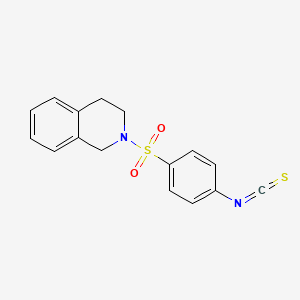 2-[(4-Isothiocyanatophenyl)sulfonyl]-1,2,3,4-tetrahydroisoquinoline