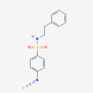molecular formula C15H14N2O2S2 B3175331 4-isothiocyanato-N-(2-phenylethyl)benzenesulfonamide CAS No. 956576-73-1